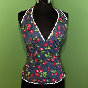 Pinup Couture Halter Top Size L